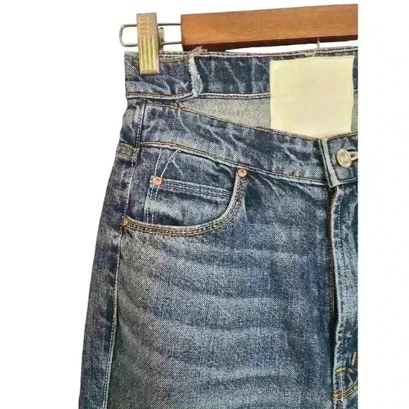 MOTHER Superior The Dazzler Shift Crop in Sin and Suffer Size 25 - Picture 6 of 12